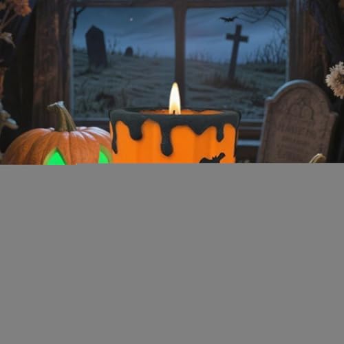 Halloween Kerzen Silikon Form | Geistergesicht Kürbiskerzenform - Einfache Entformung Handwerkliches Dekorations Werkzeug Zur Herstellung Von Seife Schokolade Fondant Kuchen Halloween Kerzen Silikon Form | Geistergesicht Kürbiskerzenform - Einfache Entformung Handwerkliches Dekorations Werkzeug Zur Herstellung Von Seife Schokolade Fondant Kuchen von Oldmoom