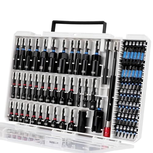 Impacts Nusskopf-Antriebssatz - Magnet-Schlagschrauber-Set Mit Adapterkit | Robuster Aufbewahrungskasten Mit Adapter-Set Für Reparaturen Und Mechanikerarbeiten von Oldmoom