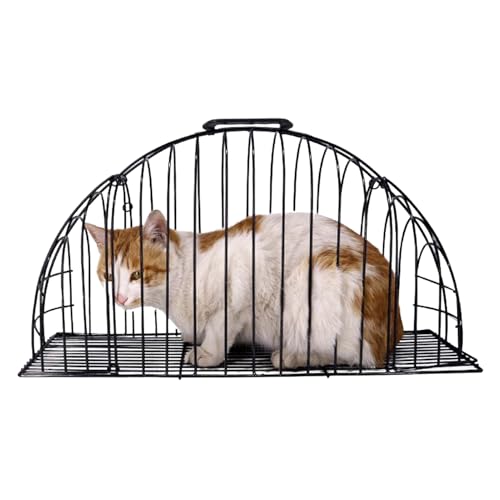 Katzenkäfig, Kratzfeste Pflegebox Für Katzen, Netz Metall Box Zur Haustierpflege Reise Auto Transport Zuhause Kitten Im Innenbereich von Oldmoom