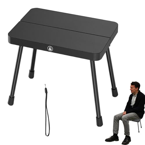 Leichter Klappstuhl,Tragbarer Outdoor Stuhl | Klapphocker Aluminiumlegierung Kleine Bank für Reisen Angeln Picknick Spiele Pool Garten Wandern von Oldmoom