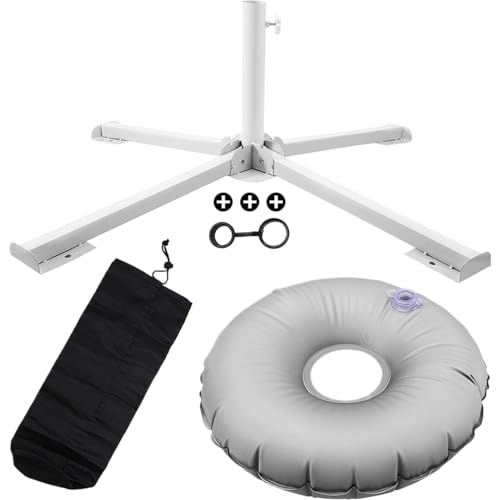 Oldmoom Beach Umbrella Stand - Zusammenklappbarer Schirmständer Für - Robuster Sonnenschirm Ständer für Balkon Terrasse Garten Reise Picknick Poolbereich von Oldmoom