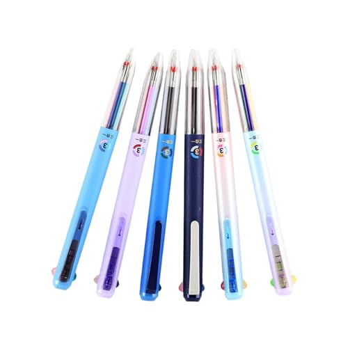Oldmoom Farbige Gelstifte - Mehrfarbige Kugelschreiber 0,5 mm Tinte,6 Stück Schreibgeräte flüssiger Schreiber für Haushalt Büro Schule Kunst Journaling Zeichnen Notizen Oldmoom Farbige Gelstifte - Mehrfarbige Kugelschreiber 0,5 mm Tinte,6 Stück Schreibgeräte flüssiger Schreiber für Haushalt Büro Schule Kunst Journaling Zeichnen Notizen von Oldmoom