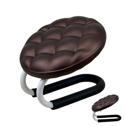 Oldmoom Meditationsbank | Japanischer Meditationshocker Kniebank - Ergonomischer Kniestuhl Tragbar Komfortabel Entspannung Für Erwachsene Anfänger Büro Meditationsraum von Oldmoom