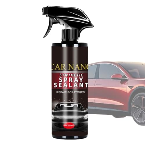 Sprühaustriebsmittel 500ml | Nano Kratzentferner Mit UV-Schutz - Hochglanz Politur Lack Scheinwerfer Glas Windschutzscheibe Innenraum Langzeitpflege von Oldmoom