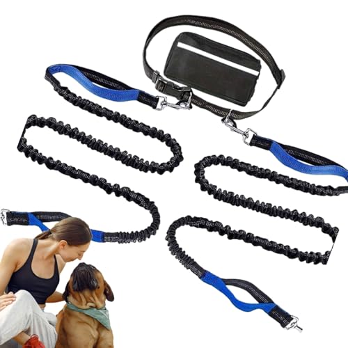 Strapazierfähiges Hundekabel, Trainingsleine, reflektierend, mit | verstärkte Leine aus Nylon mit reflektierenden Streifen für Dressur, Spaziergang, Camping von Oldmoom