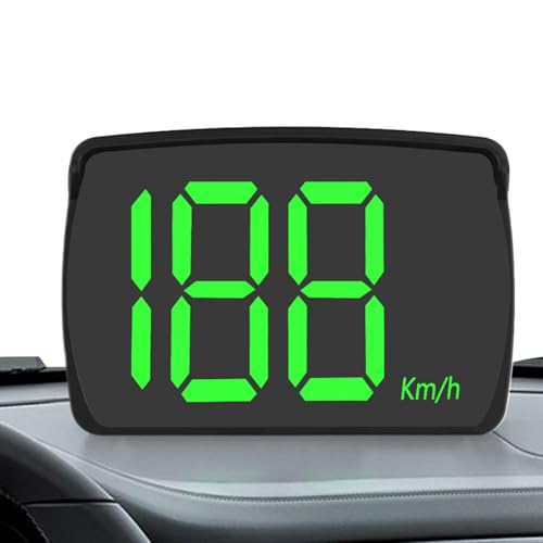 Tachometer Für Auto - MPH HUD Geschwindigkeitsmesser,Digitales Display KMH GPS Geschwindigkeitsmesser Für Armaturenbrett Fahren LKW Golfwagen Offroad Fahrzeug Taxi von Oldmoom