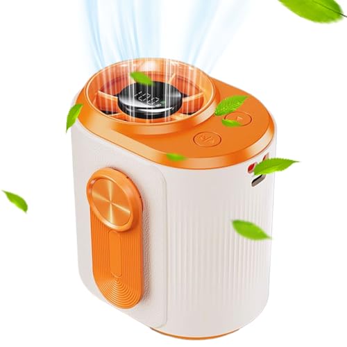 Tragbarer Hüftventilator - Tragbarer Kühlventilator Für Reisen - USB-Aufladbarer Luftkühler Mit Starkem Luftstrom Für Camping Sport Outdoor Arbeit von Oldmoom