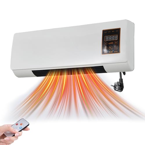 Tragbares Raumklimagerät Ventilator - Wand Raumklimagerät Tragbar,Fernbedienung Heizung Und Wind Für Haustiere Kinder Senioren Wohnzimmer Wohnungen von Oldmoom