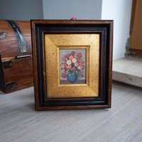 stillleben Ölgemälde in Antiken Dunklen Holzrahmen stillleben Ölgemälde in Antiken Dunklen Holzrahmen von OldtimerBeauties