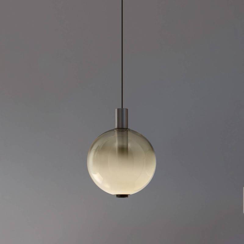 OLEV LED-Hängeleuchte BEAM STICK NUANCE, grau, Ø 20 cm, 927 von OleV