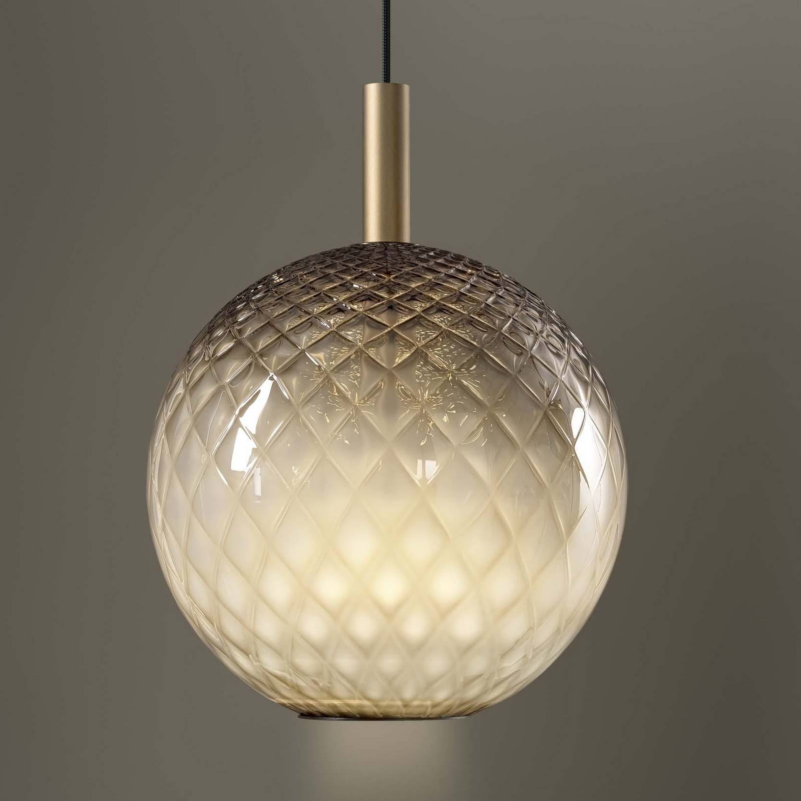 OLEV LED-Pendel BEAM STICK NUANCE BALLOTON braun Ø 35 cm 927 OLEV LED-Pendel BEAM STICK NUANCE BALLOTON braun Ø 35 cm 927 von OleV