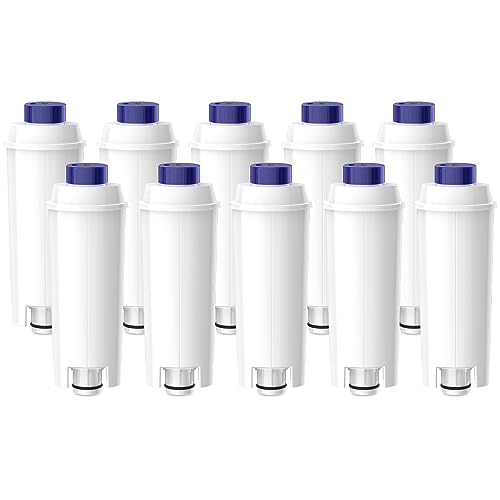 Oleic 10 Stück Wasserfilter für Kaffeemaschine Delonghi Magnifica, enthärtet Wasser, reduziert Kalk – für ECAM, Esam, ETAM & EC680/EC800 Kaffeemaschinen Oleic 10 Stück Wasserfilter für Kaffeemaschine Delonghi Magnifica, enthärtet Wasser, reduziert Kalk – für ECAM, Esam, ETAM & EC680/EC800 Kaffeemaschinen von Oleic