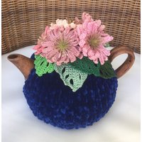 Gehäkelte Teewärmer Blau Gehäkelte Blume Rosa Grün Gehäkelt Tee Accessoire Häkeln Gehäkelte Teewärmer Blau Gehäkelte Blume Rosa Grün Gehäkelt Tee Accessoire Häkeln von OlenasDesign