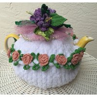 Gehäkelte Teewärmer Gehäkelt Lila Blume Grün Gehäkelte Teetorte Gehäkelte Teewärmer Gehäkelt Lila Blume Grün Gehäkelte Teetorte von OlenasDesign