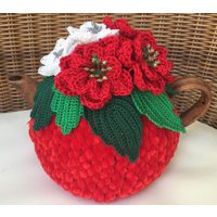 Gehäkelte Teewärmer Gehäkelte Blume Grün Gehäkelt Tee Accessoire Deko Gehäkelte Teewärmer Gehäkelte Blume Grün Gehäkelt Tee Accessoire Deko von OlenasDesign