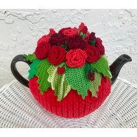 Gehäkelte Teewärmer Gehäkelte Blume Grün Gehäkelt Tee Accessoire Weihnachten Gehäkelte Teewärmer Gehäkelte Blume Grün Gehäkelt Tee Accessoire Weihnachten von OlenasDesign
