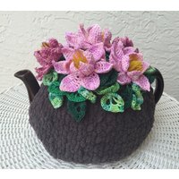 Gehäkelte Teewärmer Gehäkelte Blume Grün Gehäkelt Tee Accessoire Gehäkelte Teewärmer Gehäkelte Blume Grün Gehäkelt Tee Accessoire von OlenasDesign