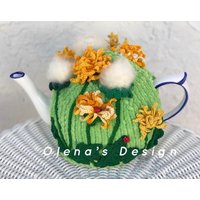 Gehäkelte Teewärmer Gehäkelte Blume Grün Gehäkeltes Accessoire Tee Gehäkelt Gehäkelte Teewärmer Gehäkelte Blume Grün Gehäkeltes Accessoire Tee Gehäkelt von OlenasDesign