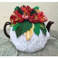 Gehäkelte Teewärmer Gehäkelte Tulpen Grün von OlenasDesign