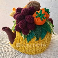 Gehäkelte Teewärmer Gelb Kiwi Zitrone Mandarin Banane Gehäkeltes Obst Grün Küchenaccessoire Häkeln High Tea Gehäkelte Teewärmer Gelb Kiwi Zitrone Mandarin Banane Gehäkeltes Obst Grün Küchenaccessoire Häkeln High Tea von OlenasDesign