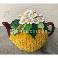 Gehäkelte Teewärmer Gelber Tee Überwurf Gänseblümchen Weißes Blume Grün Küchenaccessoire Gehäkelt High Accessoire Dekor Gehäkelte Teewärmer Gelber Tee Überwurf Gänseblümchen Weißes Blume Grün Küchenaccessoire Gehäkelt High Accessoire Dekor von OlenasDesign