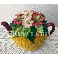Gehäkelter Teewärmer Gelb, Frühlingsblume, Teewärmer von OlenasDesign
