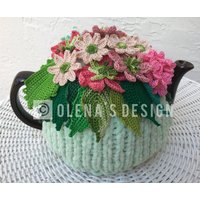 Gehäkelter Teewärmer Grün, Teewärmer von OlenasDesign