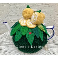 Gehäkelter Teewärmer Grün Gehäkelte Zitrone Blume Gehäkelt Dekoration Geburtstagsgeschenk Gehäkelter Teewärmer Grün Gehäkelte Zitrone Blume Gehäkelt Dekoration Geburtstagsgeschenk von OlenasDesign
