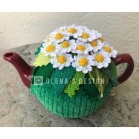 Gehäkelter Teewärmer Grüner Teebezug Gänseblümchen Weiß Blume Grün Häkelarbeit Gehäkelter Teewärmer Grüner Teebezug Gänseblümchen Weiß Blume Grün Häkelarbeit von OlenasDesign