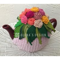 Gehäkelter Teewärmer Rosa Teebezug Frühlingsblume Rosa Rosen Blumen Grün Küchenaccessoire Gehäkelt High Tea Access Gehäkelter Teewärmer Rosa Teebezug Frühlingsblume Rosa Rosen Blumen Grün Küchenaccessoire Gehäkelt High Tea Access von OlenasDesign