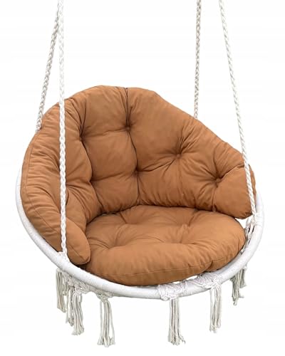 Kissen für eine Storchennest Schaukelkissen Kissen für Hängeschaukel Schaukelauflagen Hängeschaukel Hängenest (Camel) von Oleńka