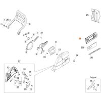 Abdeckung 50 cm ORIGINAL OLEOMAC für Kettensäge GS 51 - GS 650 - GS 651 3063088R Abdeckung 50 cm ORIGINAL OLEOMAC für Kettensäge GS 51 - GS 650 - GS 651 3063088R von Oleo Mac