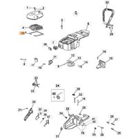 Filterdichtung Kettensäge Modelle 956 962 GS630 original oleomac 097000056R von Oleo Mac