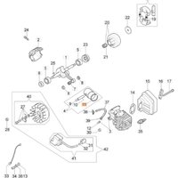 ORIGINAL EMAK Modell 925 GS260 Kettensäge Kolbensegment 50160143R von Oleo Mac