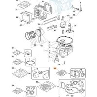 Original Emak Dichtungssatz G118550449e0 von Oleo Mac