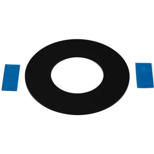 Ausgleichsblende für Einbaustrahler Ø 15 cm mit Federverlängerung, schwarz-matt von Oley Leuchten