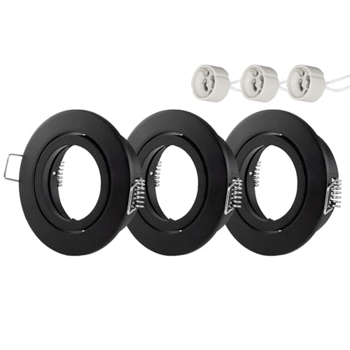 Oley Leuchten LUX Frame LED Einbaustrahler Rahmen GU10 Einbauleuchte schwenkbar LED Spots 230V Farbe schwarz Oley Leuchten LUX Frame LED Einbaustrahler Rahmen GU10 Einbauleuchte schwenkbar LED Spots 230V Farbe schwarz von Oley Leuchten