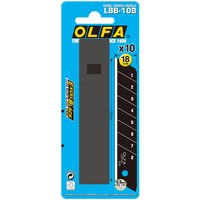 Lbb 10B 18mm 10 ultrascharf Excel Black Klingen, Kunststoffbox - Olfa von Olfa