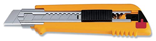 OLFA Cuttermesser PL-1 mit Selbstlader und Klingenmagazin inkl. 3 Klingen von Olfa