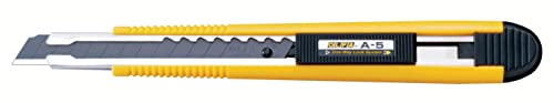 OLFA schlankes Industrie-Cuttermesser A-5 9mm mit Klingenabbrechhilfe von Olfa