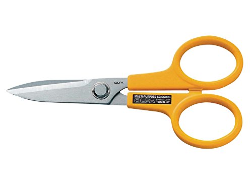 Olfa Schere SCS-1 mit rostfreier Stahlklinge für Rechts- und Linkshänder von Olfa