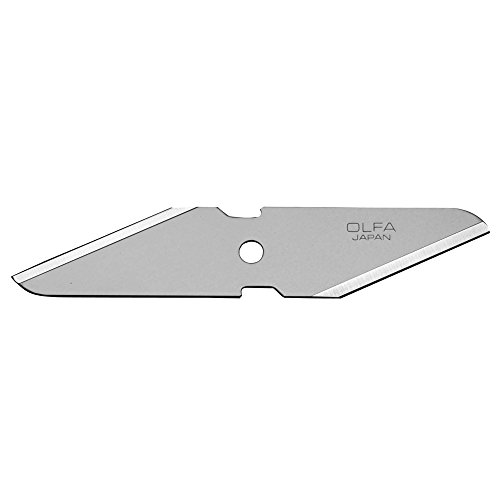 OLFA CKB-1 - Pack de 2 cuchillas doble filo 98x18x1 mm plateadas von Olfa