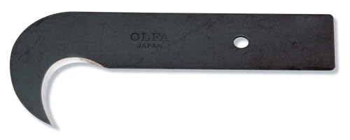 OLFA HOB-1 - Cuchilla en forma de gancho 90x39,5/20mm. Color Negro - Espesor 0,8 mm von Olfa