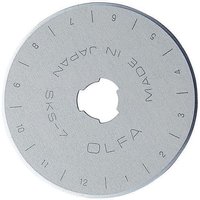 Olfa - RB45-10 - Packung von 10 kreisförmigen Klingen 45x0,3 mm Silber von Olfa