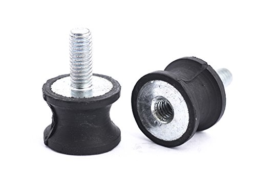 10 Stck. Gummipuffer Typ TPB tailliert Ø 20 mm Höhe 15 mm einseitig Gewindestab M6x15 mm a. S. Innengewinde M6 mm Shorehärte 55° Metallteile Stahl verzinkt 10 Stck. Gummipuffer Typ TPB tailliert Ø 20 mm Höhe 15 mm einseitig Gewindestab M6x15 mm a. S. Innengewinde M6 mm Shorehärte 55° Metallteile Stahl verzinkt von Oligei