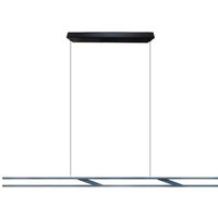 Oligo Linto LED Pendelleuchte, unsichtbare Höhenverstellung basalt von Oligo