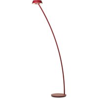 Oligo Glance LED Stehleuchte, gebogen rot matt von Oligo