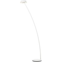 Oligo Glance LED Stehleuchte, gebogen weiß matt von Oligo