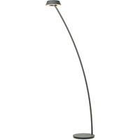 Oligo Glance LED Stehleuchte, gebogen grau matt von Oligo