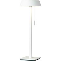 Oligo Glance LED Tischleuchte, gerade weiß matt von Oligo